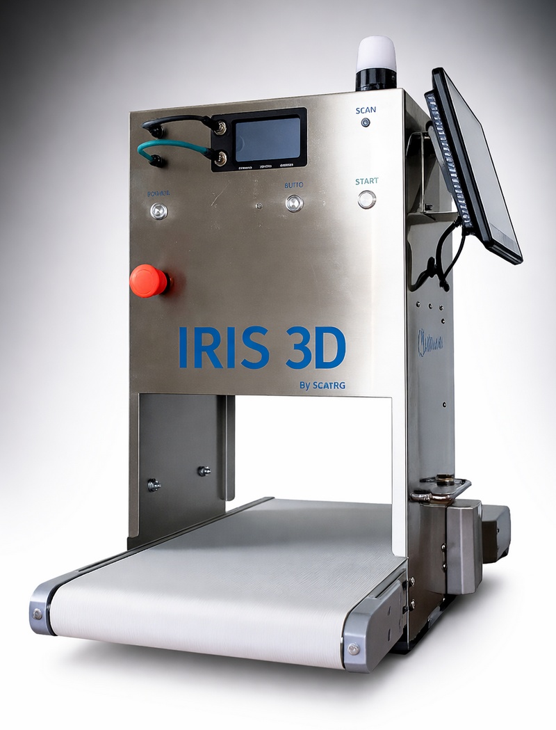 Occhio elettronico IRIS 3D per analisi di forme, dimensioni e colori